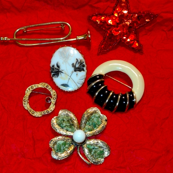 A very lovely lot of women's brooches